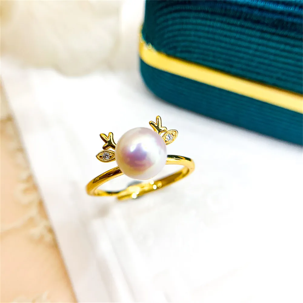 S925 sterling silver wrapped real gold half hole bead holder ring handmade diy sticky crystal pearl inlay empty holder open ring
S925 sterling silver wrapped real gold half hole bead holder ring handmade diy sticky crystal pearl inlay empty holder open ring
