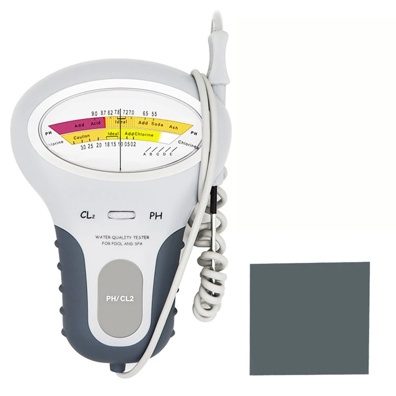 2 In 1 Water Quality Testing Device PC-102 PH Tester For Swimming Pool SPA Water Chlorine Tester CL2 Measuring
2 In 1 Water Quality Testing Device PC-102 PH Tester For Swimming Pool SPA Water Chlorine Tester CL2 Measuring