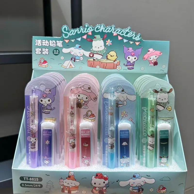 Anime Sanrio Series Hellokitty Cinnamoroll My Melody Cartoon Mechanical Pencil Refill Set Sketch Writing 0.5mm Stationery Pencil
Anime Sanrio Series Hellokitty Cinnamoroll My Melody Cartoon Mechanical Pencil Refill Set Sketch Writing 0.5mm Stationery Pencil