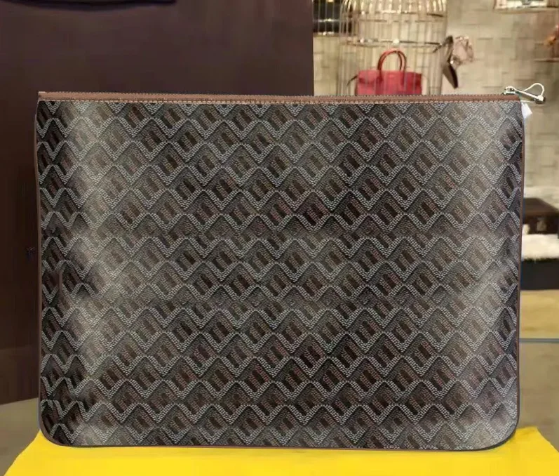 Dog Goyar Clutch Bags Women's bag Highest quality Envelope package documents Toiletry Pouch Protection Makeup Leather Cosmetic
Dog Goyar Clutch Bags Women's bag Highest quality Envelope package documents Toiletry Pouch Protection Makeup Leather Cosmetic