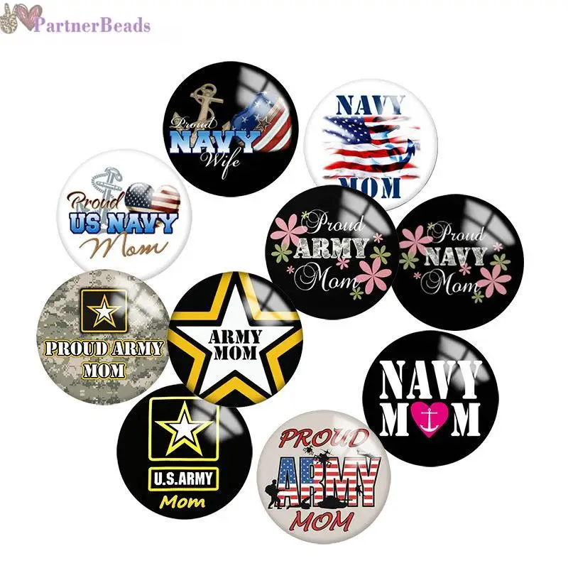 Navy Mom Round Photo Glass Cabochon Demo Flat Back Making Findings 20mm Snap Button N5841
Navy Mom Round Photo Glass Cabochon Demo Flat Back Making Findings 20mm Snap Button N5841