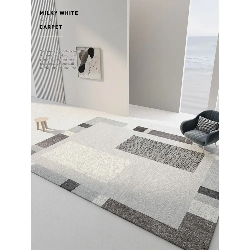 Minimalist Grey Series Carpet Living Room Coffee Table Rug Modern Cushion Wabi-Sabi Rugs Wind Light Luxury High-quality Mats
Minimalist Grey Series Carpet Living Room Coffee Table Rug Modern Cushion Wabi-Sabi Rugs Wind Light Luxury High-quality Mats