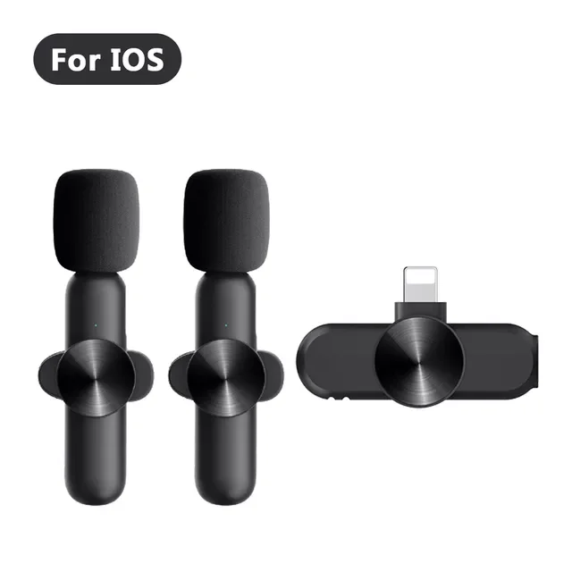 Wireless Lavalier Microphone Mini Mic Studio Gaming for iPhone Type-C PC Microphone Computer Lapel Clip Professional Mic 
Wireless Lavalier Microphone Mini Mic Studio Gaming for iPhone Type-C PC Microphone Computer Lapel Clip Professional Mic