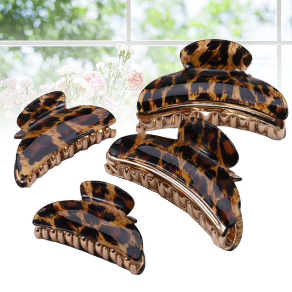 4pcs Hair Claws Large Hair Claws Large Banana Hair Clips Acrylic Hair Barrettes Big Hair Clips for Thick Hair 
4pcs Hair Claws Large Hair Claws Large Banana Hair Clips Acrylic Hair Barrettes Big Hair Clips for Thick Hair