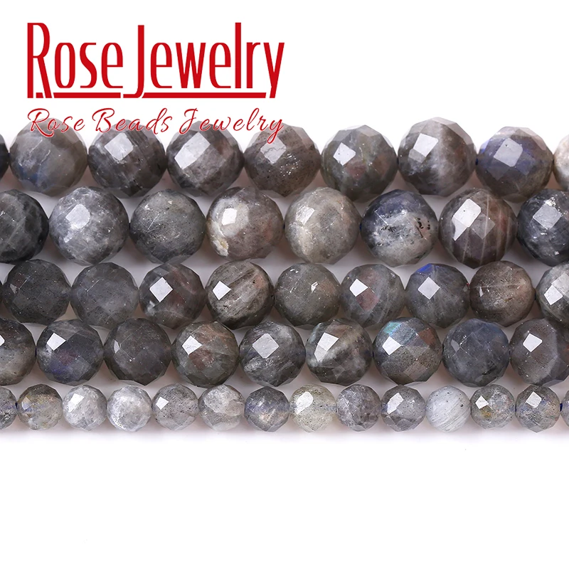 100% Faceted A+ Gray Labradorite Quartz Stone Beads Loose Spacers Beads For Jewelry Making DIY Bracelets Necklaces 6 8 10mm 15" 
100% Faceted A+ Gray Labradorite Quartz Stone Beads Loose Spacers Beads For Jewelry Making DIY Bracelets Necklaces 6 8 10mm 15"