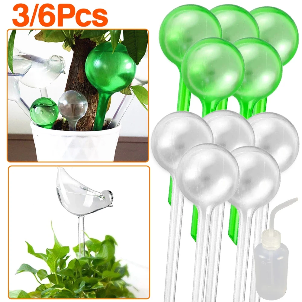 Plant Watering Bulb Self Watering Device Pot Automatic Houseplant Plant Pot Bulb Globe Garden Watering System for Plant 3/6Pcs
Plant Watering Bulb Self Watering Device Pot Automatic Houseplant Plant Pot Bulb Globe Garden Watering System for Plant 3/6Pcs