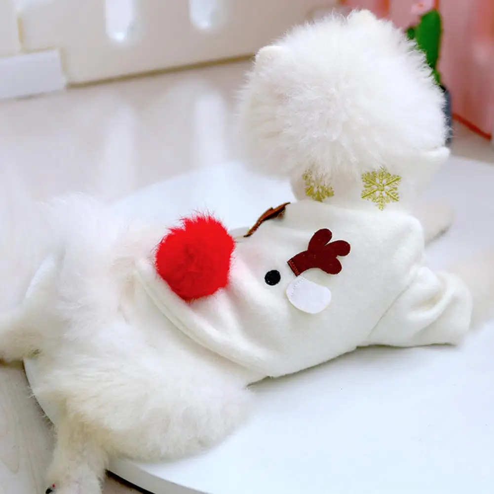 Dog Clothes Cartoon Design Non-Fading Super Soft Ultra-Thick Friendly to Skin Keep Warm Polyester Xmas Elk Style Pet Dog Winter
Dog Clothes Cartoon Design Non-Fading Super Soft Ultra-Thick Friendly to Skin Keep Warm Polyester Xmas Elk Style Pet Dog Winter