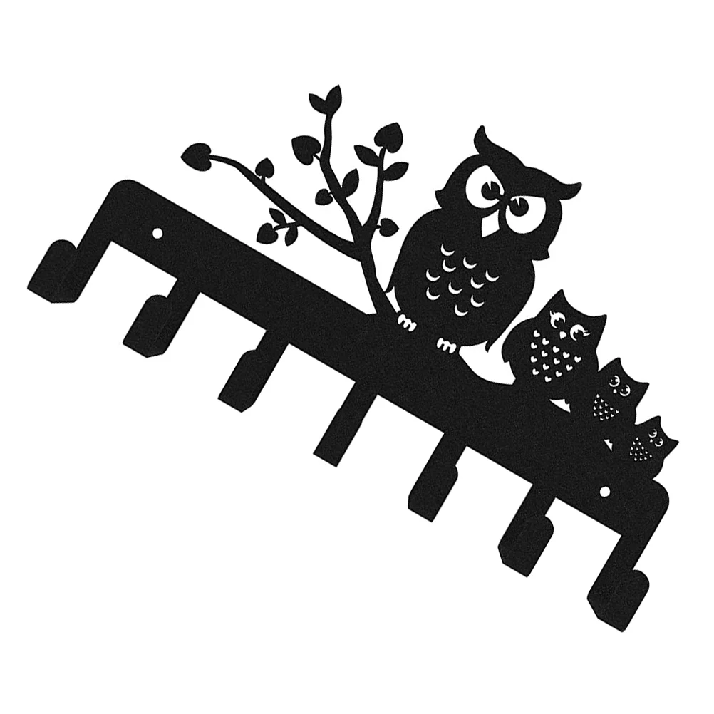 Key Holder Hooks Wall Decorative Owl Metal Key Hanger Rack Organizer Wall Mounted with 7 Hooks for Hallway Front Black
Key Holder Hooks Wall Decorative Owl Metal Key Hanger Rack Organizer Wall Mounted with 7 Hooks for Hallway Front Black