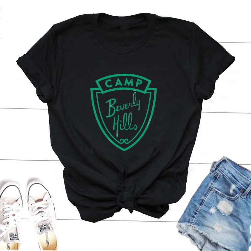 Troop Beverly Hills Glamping T Shirt Vintage 80s Movie Streetwear Women Tshirt Summer Short Sleeve Women's Tops Tees
Troop Beverly Hills Glamping T Shirt Vintage 80s Movie Streetwear Women Tshirt Summer Short Sleeve Women's Tops Tees