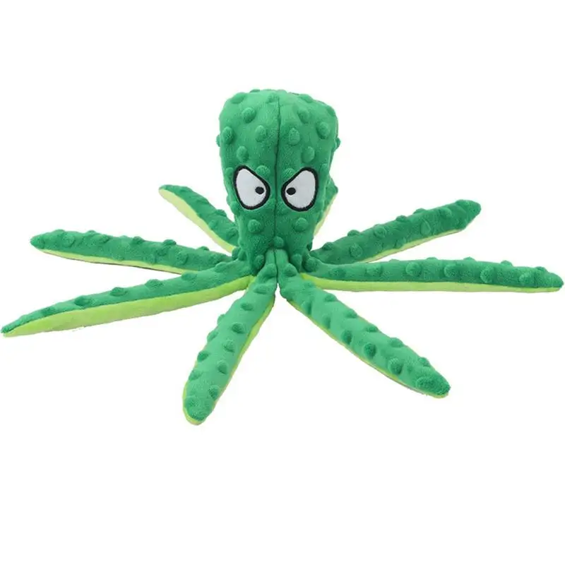 

Pet Toy Cat Dog Octopus Puzzle Squeaky Toy Bite Resistant Interactive Pet Dog Teeth Cleaning Soothing Mood Chew Toy Pet Supplies