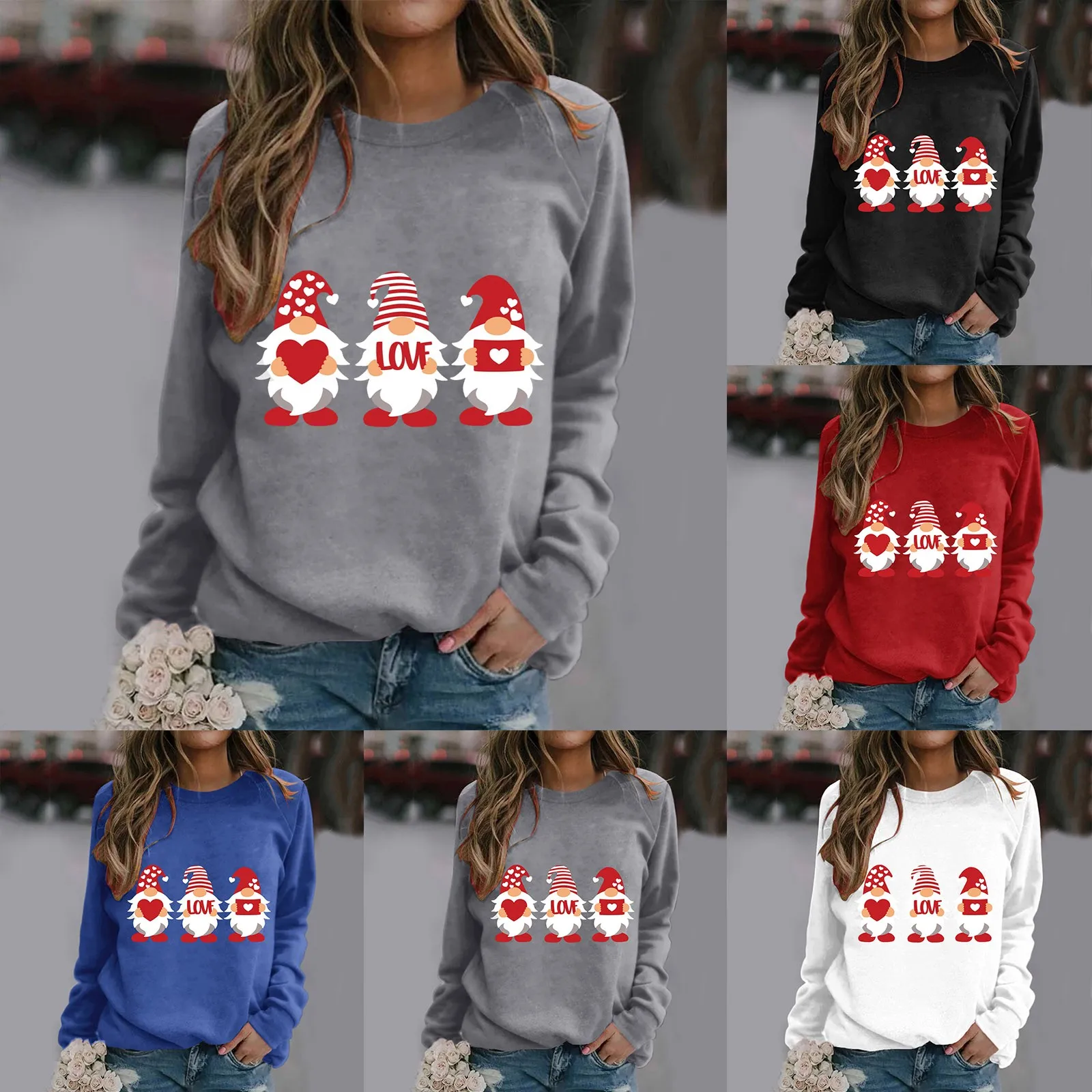Valentine's Day Long Sleeve Tunic Tops For Leggings Cute Casual Pullover Tops Vintage Oversized Streetwear Sweatshirt For Women
Valentine's Day Long Sleeve Tunic Tops For Leggings Cute Casual Pullover Tops Vintage Oversized Streetwear Sweatshirt For Women