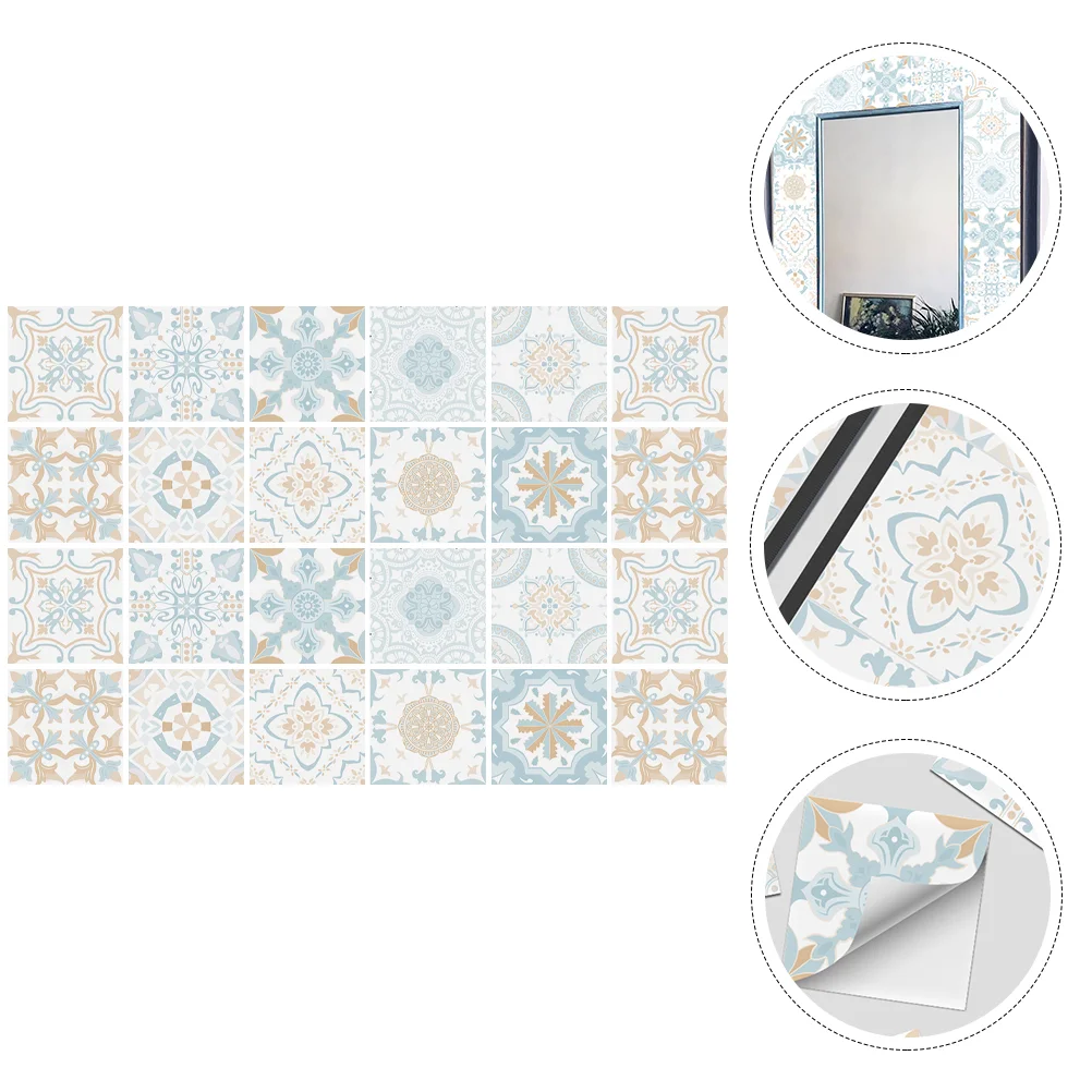 24pcs Vintage Peel and Stick Tile Decals Oil-proof Kitchen Wall Tile Stickers Wall Tile Sticker
24pcs Vintage Peel and Stick Tile Decals Oil-proof Kitchen Wall Tile Stickers Wall Tile Sticker