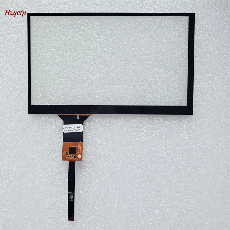 

Black 7Inch 165*100mm GT911 12Pin Car navigation GPS touch screen panel repair replacement parts P/N ZHC-0583A