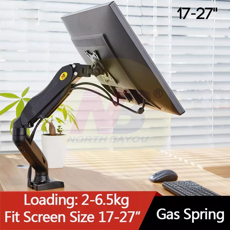 F80 Monitor Desk Mount Stand 17-27" Computer Monitor Holder Arm Gas Spring Full Motion Flexible TV Monitor Mount Loading 2-
F80 Monitor Desk Mount Stand 17-27" Computer Monitor Holder Arm Gas Spring Full Motion Flexible TV Monitor Mount Loading 2-