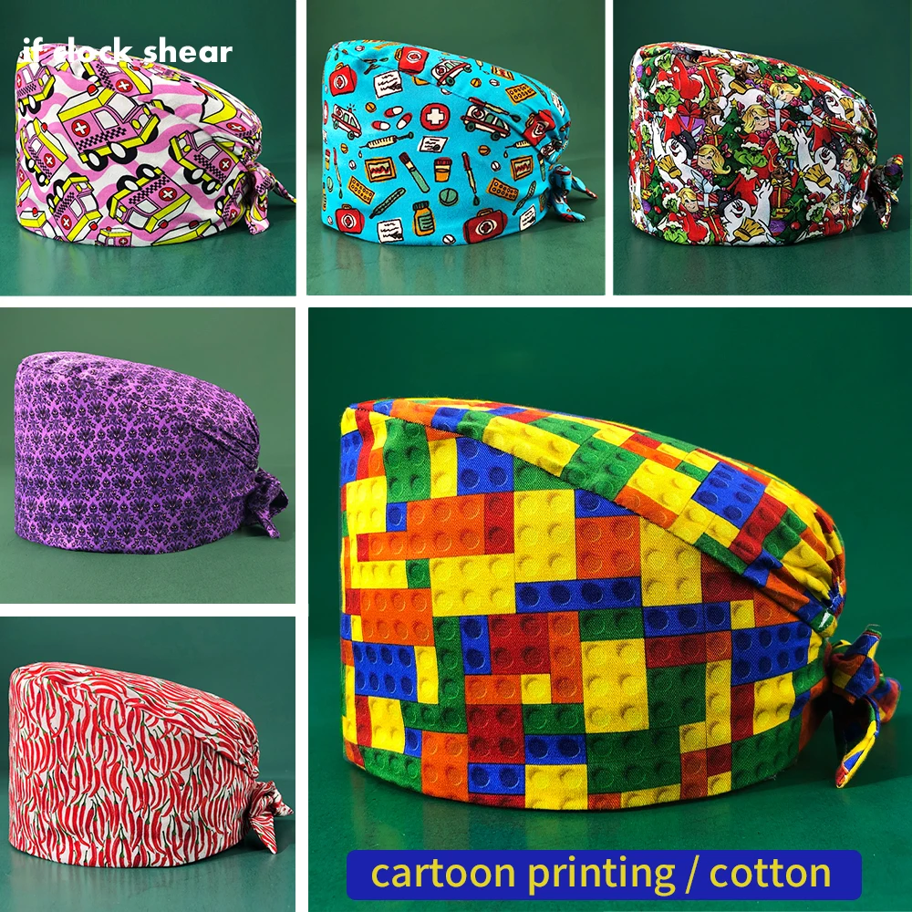 Medical Scrubs Pharmacist Clinic Hats Dentist Lab Cap Doctor Nurse Surgical Working Caps Nursing Hats 100% Cotton with Buttons
Medical Scrubs Pharmacist Clinic Hats Dentist Lab Cap Doctor Nurse Surgical Working Caps Nursing Hats 100% Cotton with Buttons