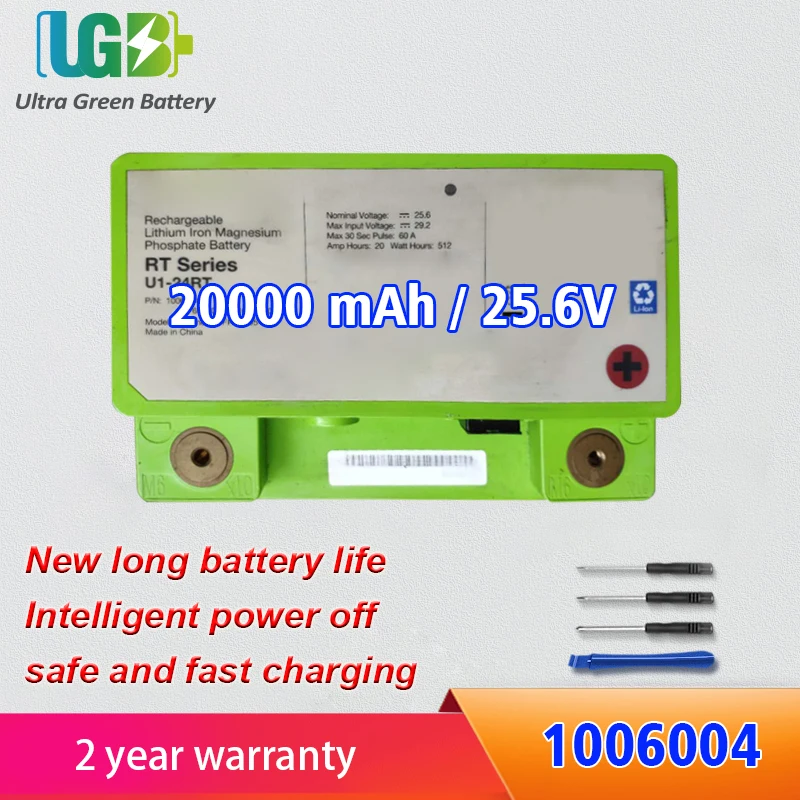 UGB New 1006004 Battery For Valence U-charge RT series Battery U1-24RT 25.6V 20Ah 512Wh
UGB New 1006004 Battery For Valence U-charge RT series Battery U1-24RT 25.6V 20Ah 512Wh