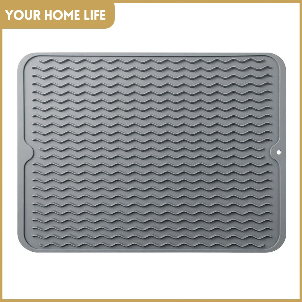 Kitchen Silicone Drain Mat dehydration pad Corrugated Silicone Drying Pad High temperature resistant silicone baking mat Silic
Kitchen Silicone Drain Mat dehydration pad Corrugated Silicone Drying Pad High temperature resistant silicone baking mat Silic