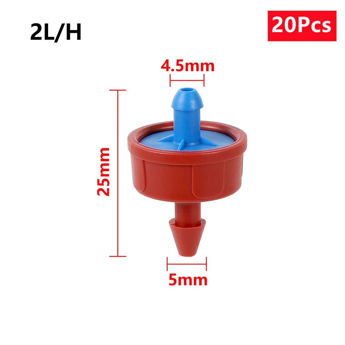 Капельница с компенсацией давления Dripper 2/4/8 л/ч 
Капельница с компенсацией давления Dripper 2/4/8 л/ч