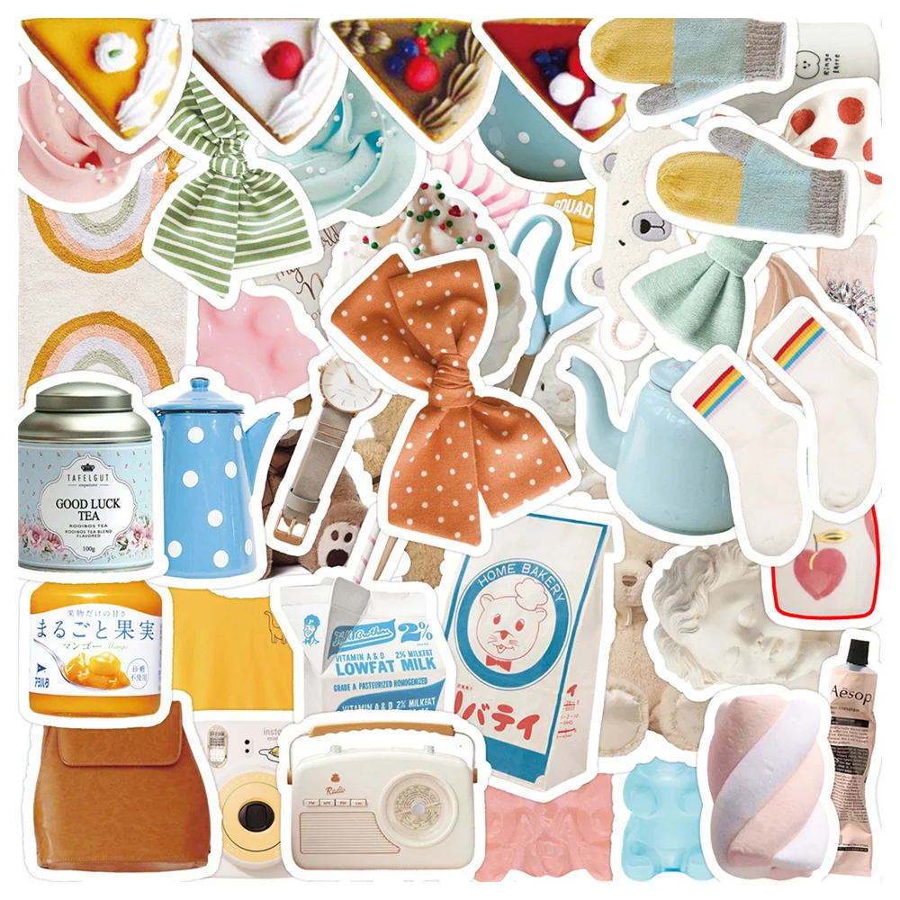 50pcs Aesthetic Daily Necessities Stickers For Ipad Guitar Phone Stationery Craft Supplies Sticker Vintage Scrapbooking Material
50pcs Aesthetic Daily Necessities Stickers For Ipad Guitar Phone Stationery Craft Supplies Sticker Vintage Scrapbooking Material