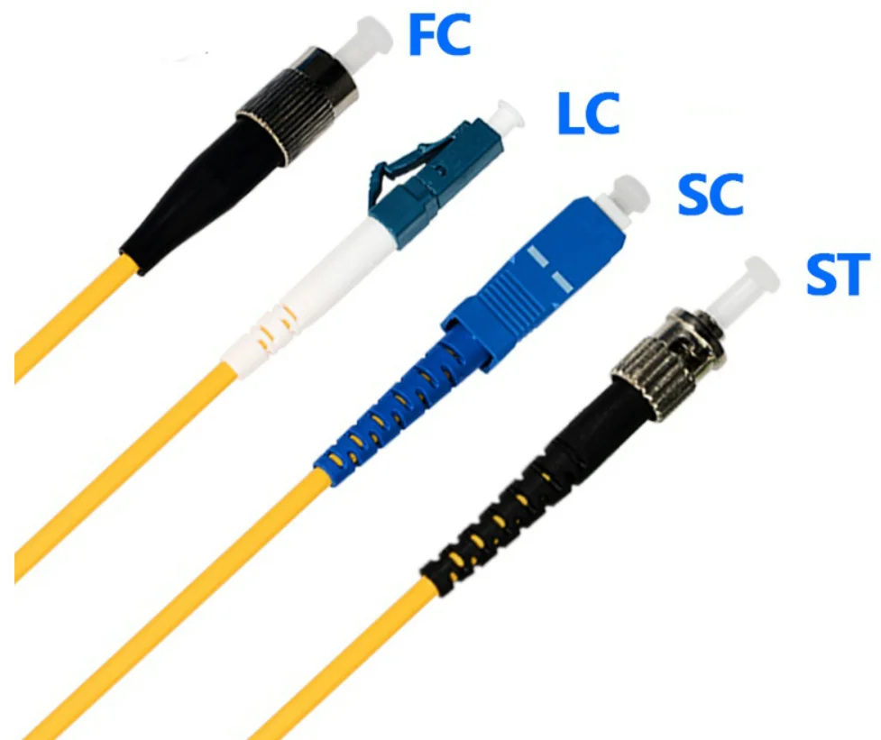 Сетевой оптоволоконный кабель 3–50 м одномодовый симплексный разъемы SC LC ST FC -