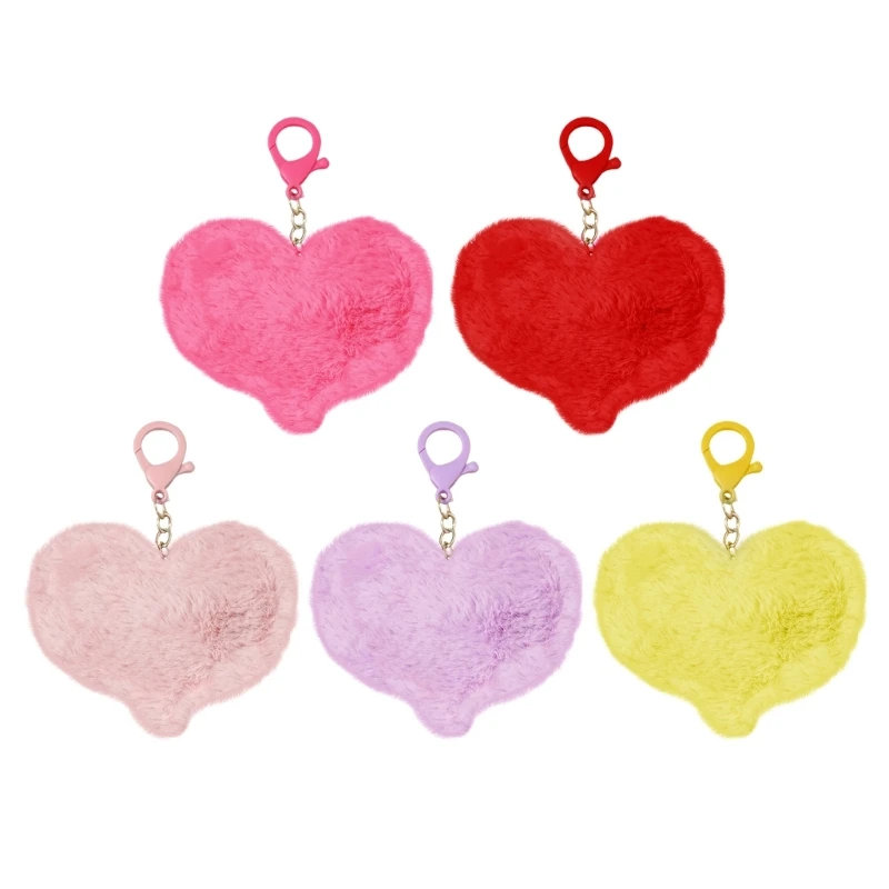 Plush Heart Pendant Keychain Soft Stuffed Ornament Pom Pom Keyring Pendant 264E
Plush Heart Pendant Keychain Soft Stuffed Ornament Pom Pom Keyring Pendant 264E