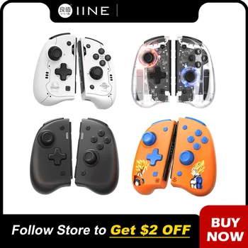 IINE Elite Joypad Wake Up Controller Auto Fire Mapping Function Compatible Nintendo Switch/Lite/OLED