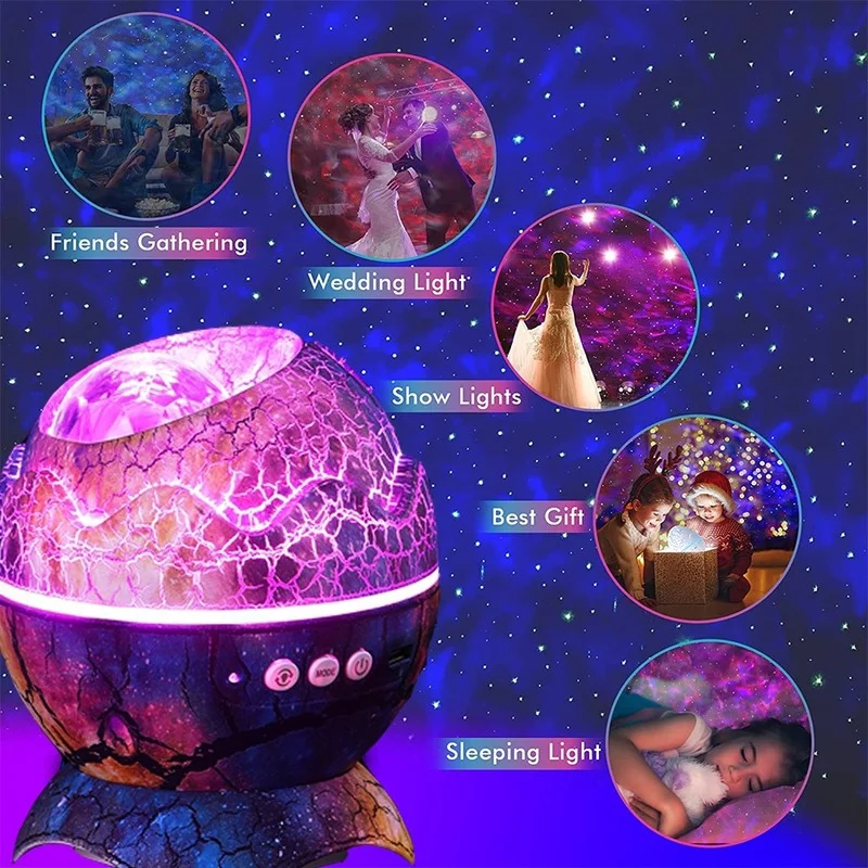 usb 5v led 3D cracked dinosaur egg sci-fi projection starry sky bluetooth music atmosphere light home decoration night light
usb 5v led 3D cracked dinosaur egg sci-fi projection starry sky bluetooth music atmosphere light home decoration night light