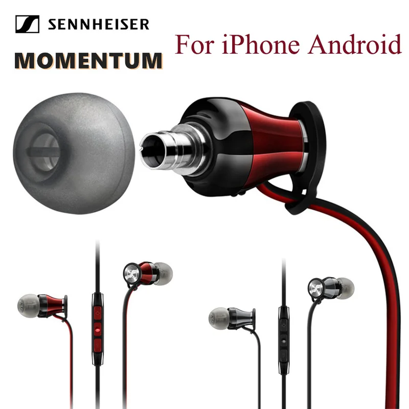 Original Sennheiser MOMENTUM In-Ear 3.5mm Deep Bass Stereo Sports Headphones for IPhone Android with Microphone 
Original Sennheiser MOMENTUM In-Ear 3.5mm Deep Bass Stereo Sports Headphones for IPhone Android with Microphone