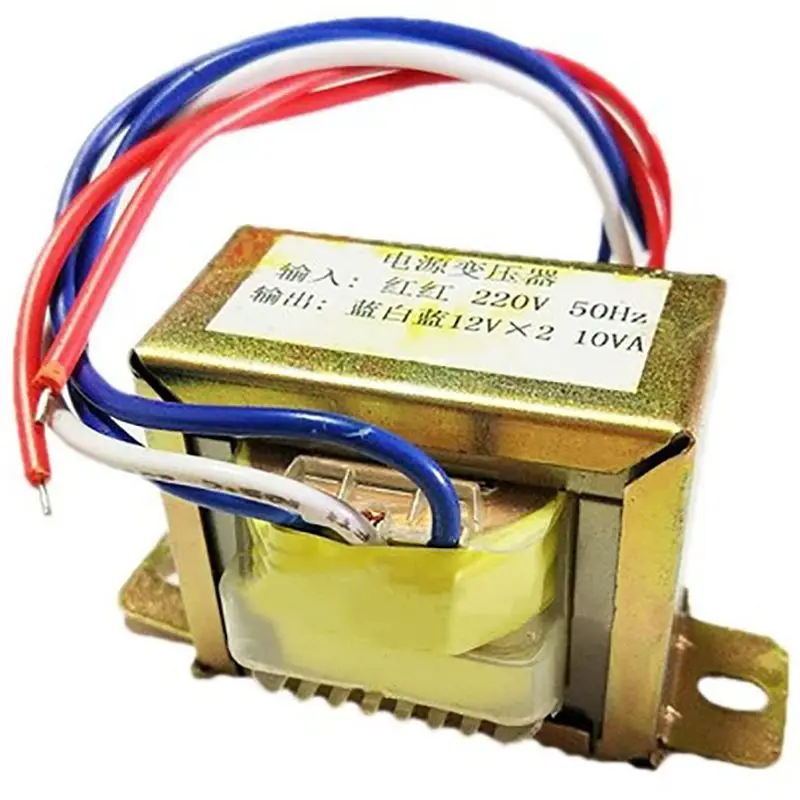 

EI48 10W 220V-12V Transformer Input 220v 50Hz Output 10VA Double 12V Power Transformer