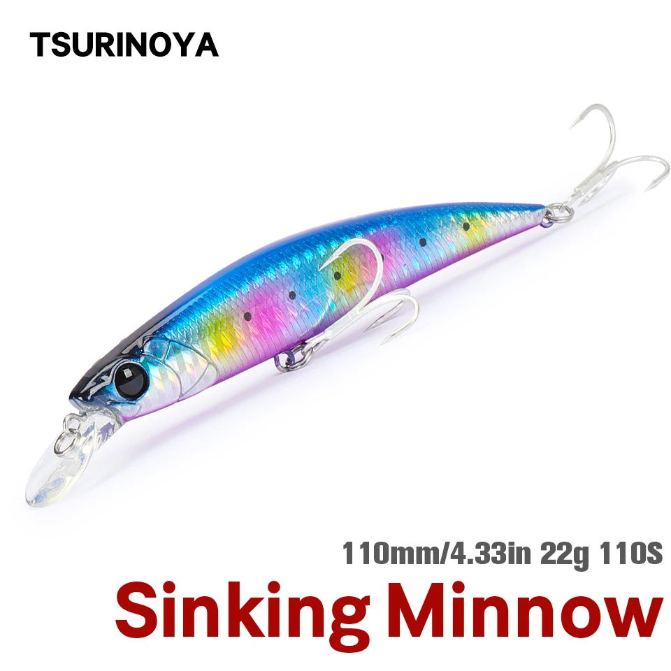 TSURINOYA DW77 новая рыболовная приманка в виде гольяна 110 мм, 22 г, диапазон 0,8-1,2 м, Тонущая жесткая приманка в виде гольяна для соленой воды, преснов...
TSURINOYA DW77 новая рыболовная приманка в виде гольяна 110 мм, 22 г, диапазон 0,8-1,2 м, Тонущая жесткая приманка в виде гольяна для соленой воды, преснов...