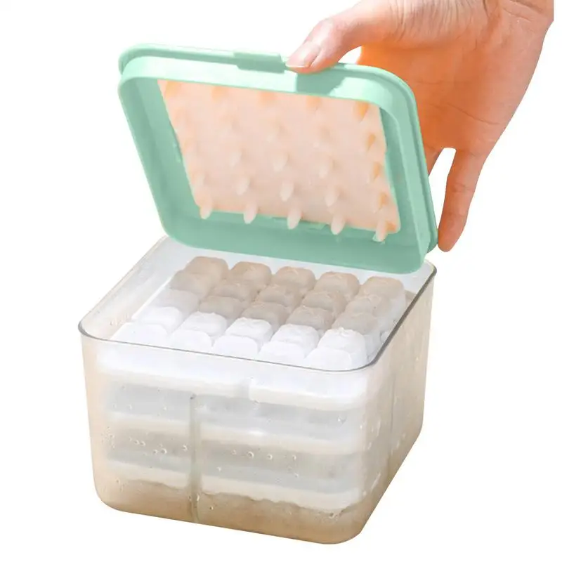 Ice Cube Trays Easy Release Cube Trays Molds With Lid Ice Cube Molds For Coffee Whiskey Champagne Beer Juice
Ice Cube Trays Easy Release Cube Trays Molds With Lid Ice Cube Molds For Coffee Whiskey Champagne Beer Juice