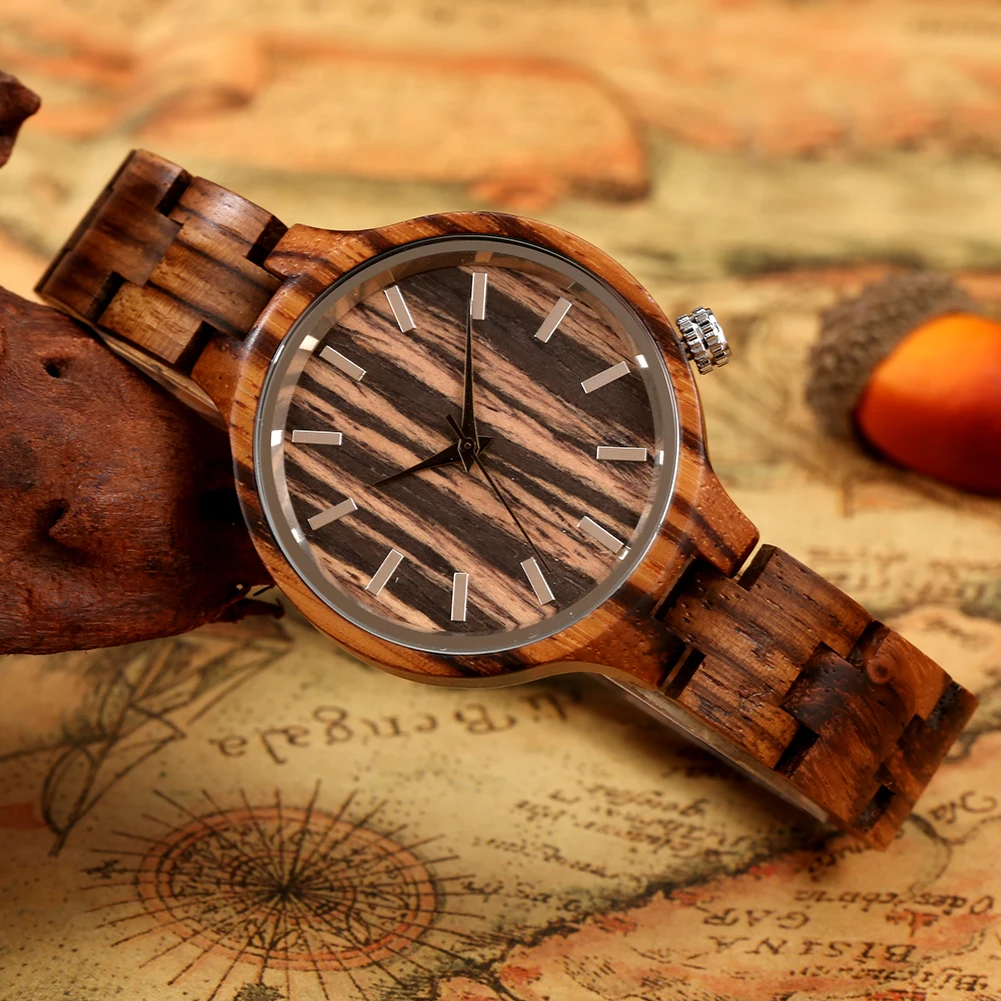 Женские кварцевые часы Zebrawood, модные наручные часы с деревянным ремешком, Женский креативный подарок для девушек, мужские часы
Женские кварцевые часы Zebrawood, модные наручные часы с деревянным ремешком, Женский креативный подарок для девушек, мужские часы