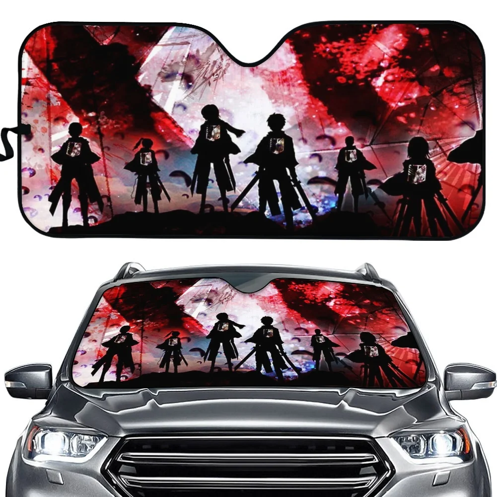 Car Solar Sunshades for Windscreen Attack on Titan Boys Car UV Protect Cover Windshield Sun Shade Anime Print Cars Accessories
Car Solar Sunshades for Windscreen Attack on Titan Boys Car UV Protect Cover Windshield Sun Shade Anime Print Cars Accessories
