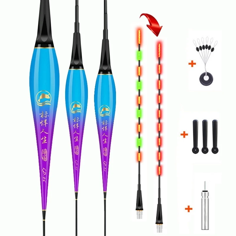 Fishing Floats Smart Electric Gravity Sensor LED Floater Discoloration When Fish Baits Luminous Fishing Accessory
Fishing Floats Smart Electric Gravity Sensor LED Floater Discoloration When Fish Baits Luminous Fishing Accessory