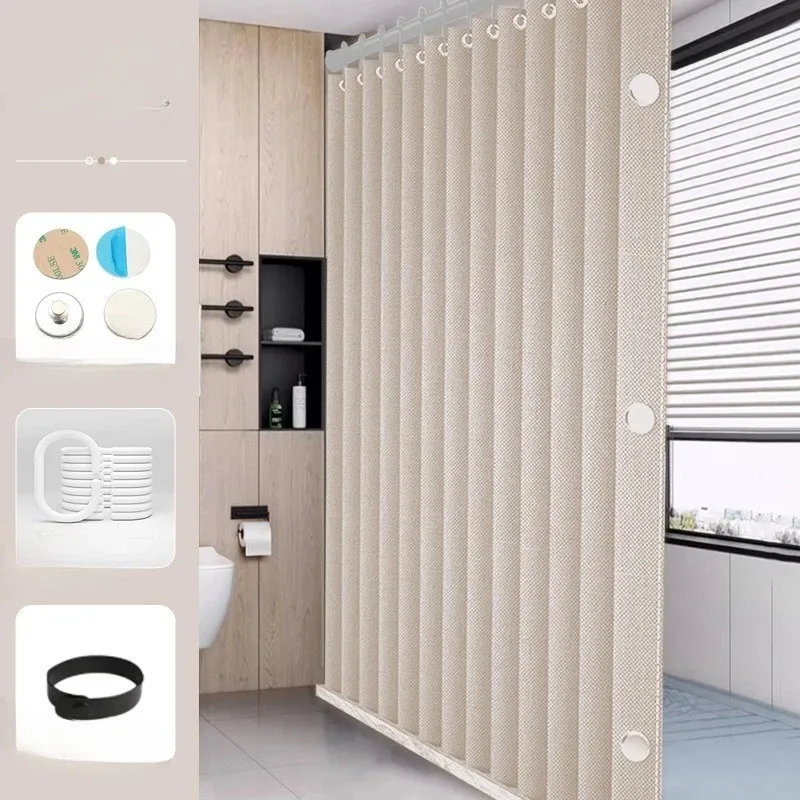 Складная полиэстровая занавеска для душа
Складная полиэстровая занавеска для душа