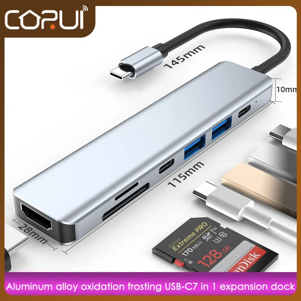 Supports Simultaneous Tf/sd Reading Splitter 7-port Expansion Card Reader -4k Output Usb Transfer Rate 5gbps Usb Hub
Supports Simultaneous Tf/sd Reading Splitter 7-port Expansion Card Reader -4k Output Usb Transfer Rate 5gbps Usb Hub