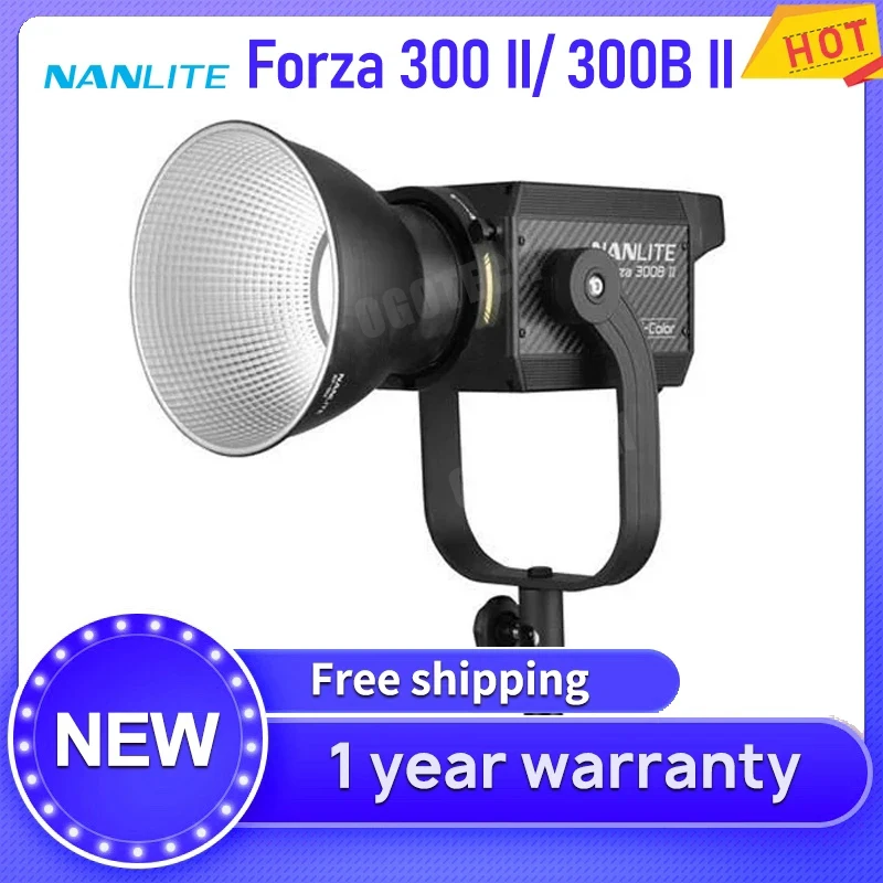 

Nanlite for Forza 300 II Daylight / 300B II Bi-Color LED Light 5/8" Receiver & Bowens Mount for Studio & Film/TV Production