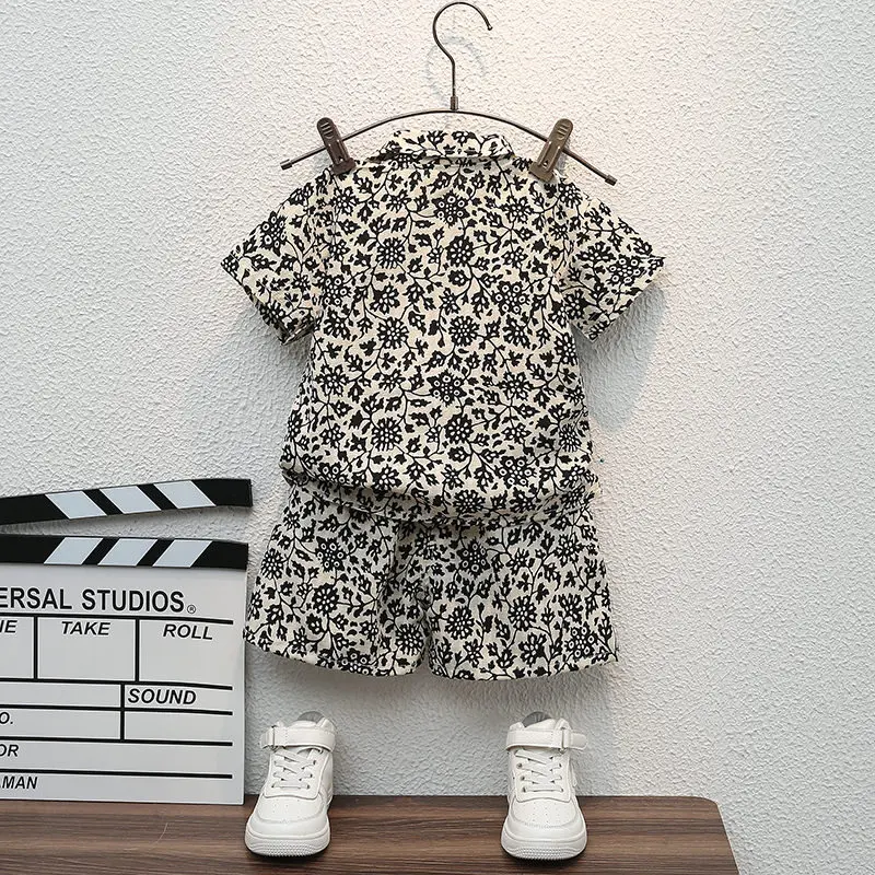 New Summer Children Baby Girls Boys Clothes Infant Full Printe Shirt Shorts 2pcs/sets Kids Cotton Toddler Costume 0-5 YEARS 
New Summer Children Baby Girls Boys Clothes Infant Full Printe Shirt Shorts 2pcs/sets Kids Cotton Toddler Costume 0-5 YEARS