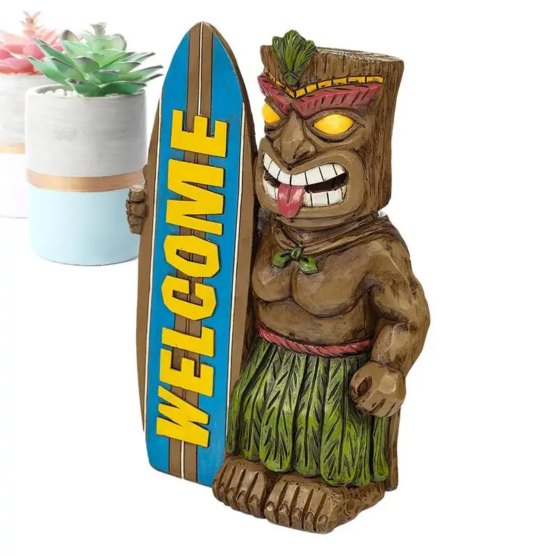 Statue Garden Decor Hawaiian Totem Figurine Ornaments Resin Material Outdoor Totem Surfboard Decorations For Walkway Patio
Statue Garden Decor Hawaiian Totem Figurine Ornaments Resin Material Outdoor Totem Surfboard Decorations For Walkway Patio