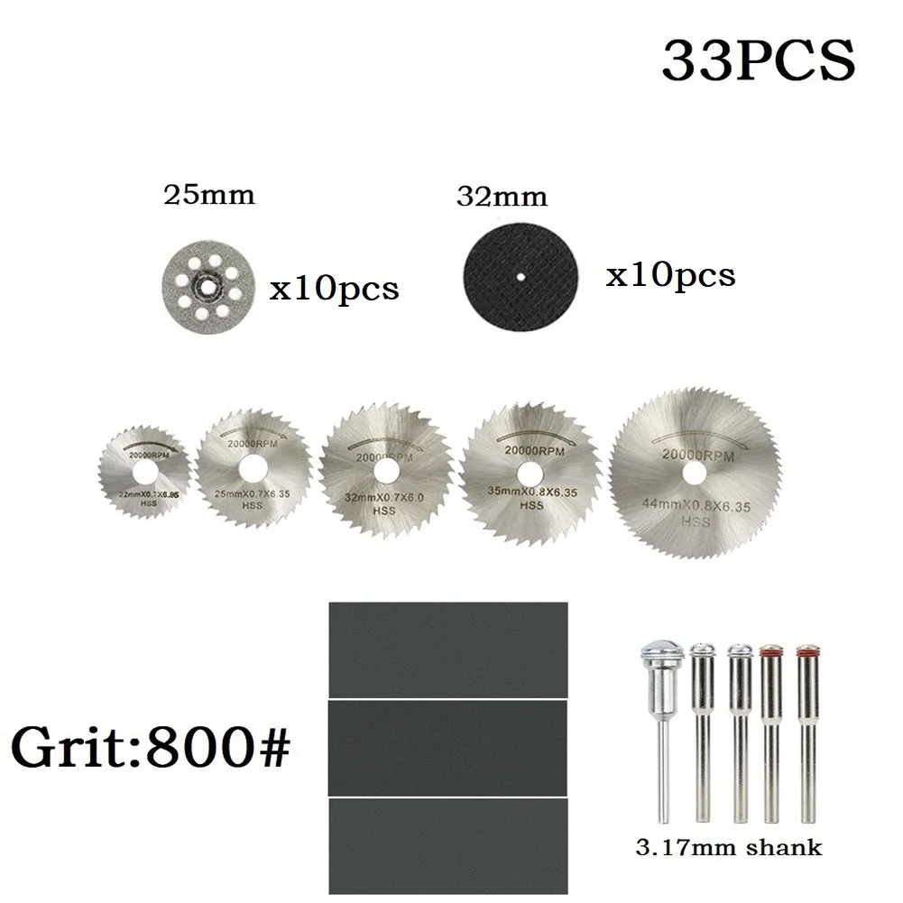 33pcs Diamond Cutting Discs Metal Circular Saw Blade Set Cutting Tool Saw Blades For Metal Cutter Grinding Wheel Power Tools
33pcs Diamond Cutting Discs Metal Circular Saw Blade Set Cutting Tool Saw Blades For Metal Cutter Grinding Wheel Power Tools