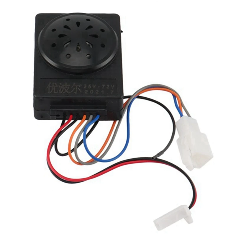

2X Ebike Alarm System Dual Remote Control 36V 48V 60V 72V For Electric Bicycle/Scooter Ebike/Brushless Controller