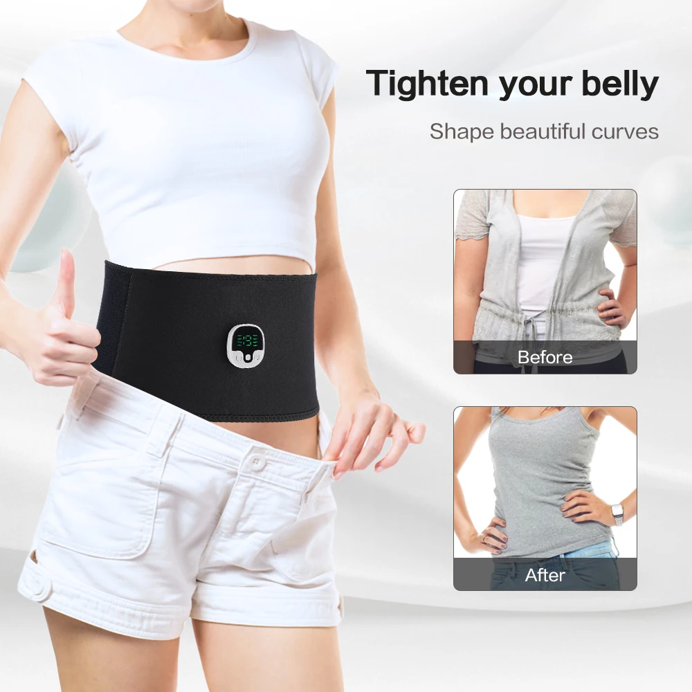 EMS Electric Waist Massage Belt Muscle Stimulator Hot Compress Lumbar Traction Brace Spine Corrector Body Belly Weight Loss
EMS Electric Waist Massage Belt Muscle Stimulator Hot Compress Lumbar Traction Brace Spine Corrector Body Belly Weight Loss