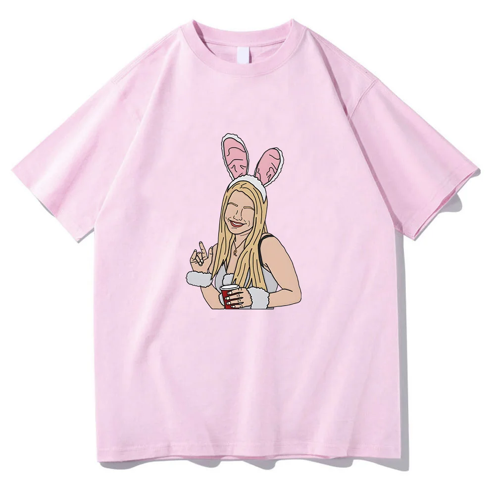 Новая футболка с принтом из фильма MeanGirls хлопковая коротким рукавом и круглым