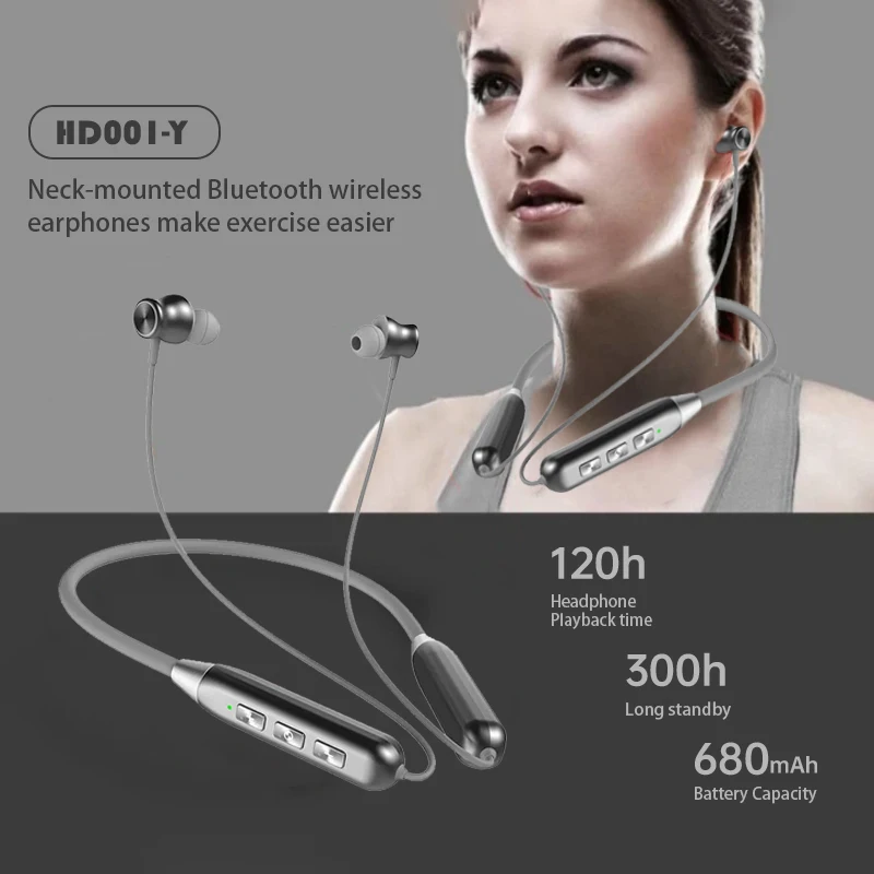 Bluetooth-наушники HD001, беспроводные наушники для бега, Шейная спортивная Гарнитура, активное шумоподавление, водонепроницаемые вкладыши
Bluetooth-наушники HD001, беспроводные наушники для бега, Шейная спортивная Гарнитура, активное шумоподавление, водонепроницаемые вкладыши