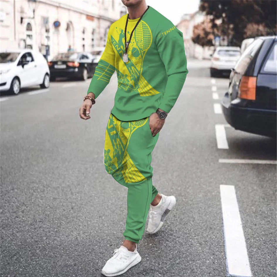 Spring Mens T Shirts Suit Sets Long-sleeved 3d Printed Casual Sportswear Autumn Oversized Leisure Men's Clothing Two Piece Set
Spring Mens T Shirts Suit Sets Long-sleeved 3d Printed Casual Sportswear Autumn Oversized Leisure Men's Clothing Two Piece Set