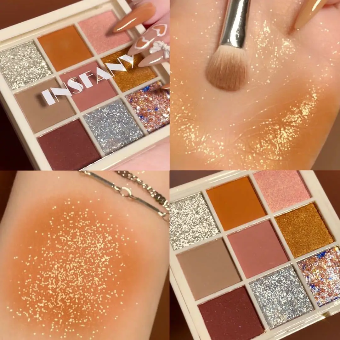 Lezyan 9 Colors Shimmering Eyeshadow Palette Glitter Eye Women Matte Lasting Eye Shadow Glitter Makeup Waterproof Cosmetics
Lezyan 9 Colors Shimmering Eyeshadow Palette Glitter Eye Women Matte Lasting Eye Shadow Glitter Makeup Waterproof Cosmetics