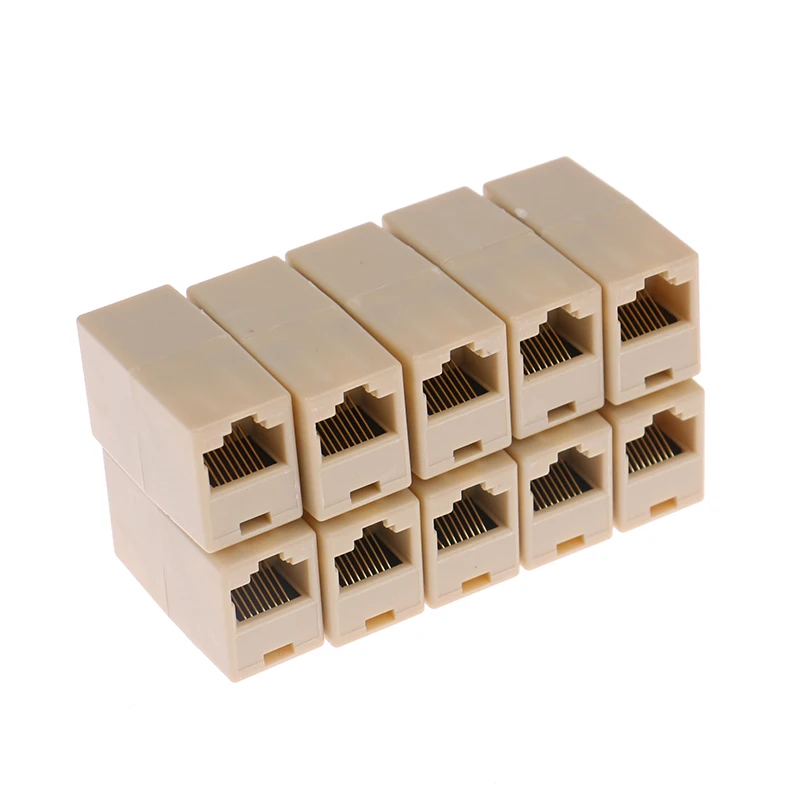 10 шт., адаптер для Соединения RJ45 
10 шт., адаптер для Соединения RJ45