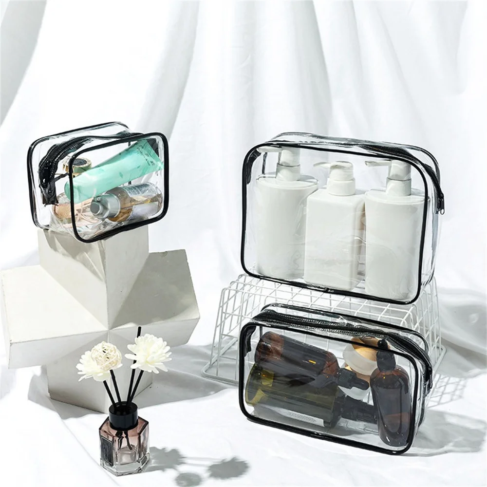 New Pvc Women Zipper Clear Makeup Bag Transparent Travel Cosmetic Wash Bag Organizer Storage Bath Wash Tote Handbags Beauty Case
New Pvc Women Zipper Clear Makeup Bag Transparent Travel Cosmetic Wash Bag Organizer Storage Bath Wash Tote Handbags Beauty Case