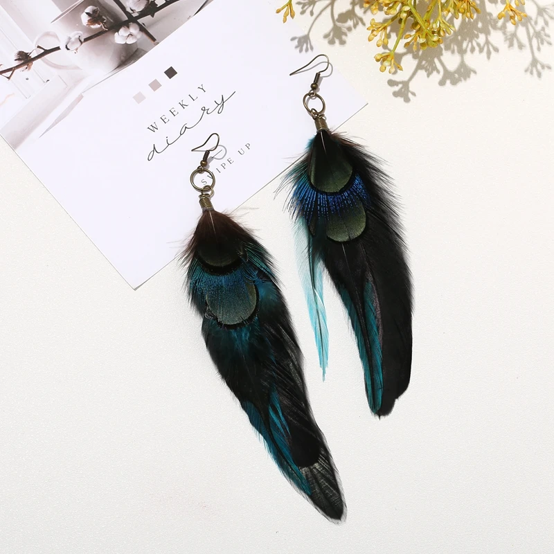 Long Feather Earrings for Women Bohemian Fairy Accessories Leaf Earrings Vintage Aesthetic Charms for Jewelry Making 2022
Long Feather Earrings for Women Bohemian Fairy Accessories Leaf Earrings Vintage Aesthetic Charms for Jewelry Making 2022