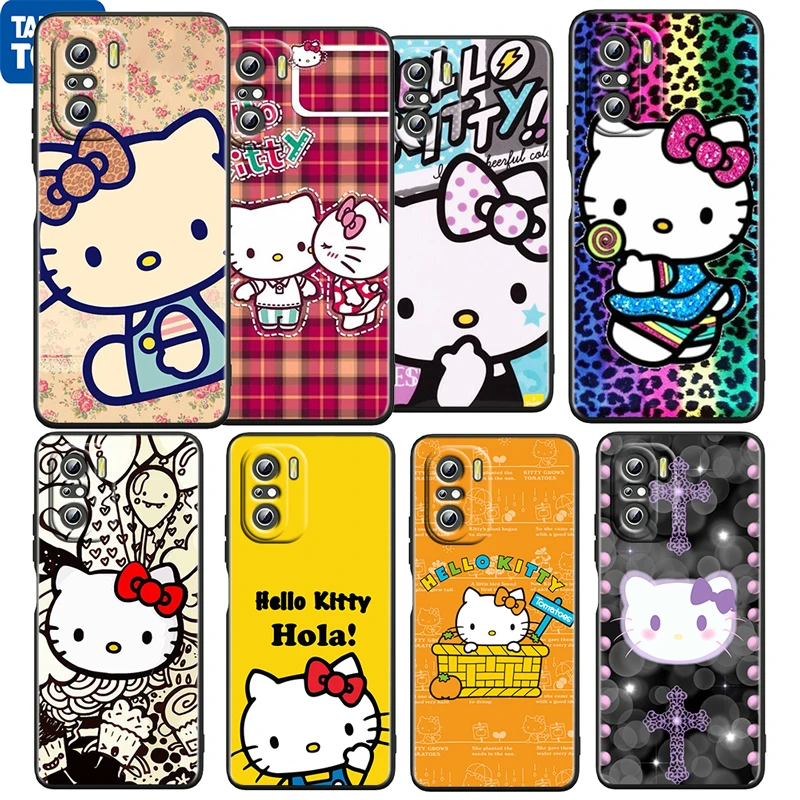 Cute Anime Hello Kitty For Xiaomi Redmi K50 K40 Gaming K30 K20 Pro 5G 10X 9T 9A 9C TPU Soft Black Phone Case Funda Coque Cover
Cute Anime Hello Kitty For Xiaomi Redmi K50 K40 Gaming K30 K20 Pro 5G 10X 9T 9A 9C TPU Soft Black Phone Case Funda Coque Cover